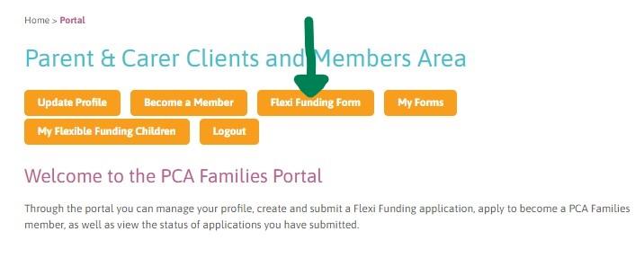 InkedPortal Flexi Funding Form with arrow 2